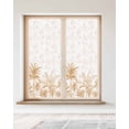 thumbnail image 2 of Window Privacy Film,Orange Tropical Palm Tree UV Sun Blocking Window Tint Film Heat Control One Way Blackout Window Film,Summer Botanical Monstera Plants Non Adhesive Static Cling Sticker 23.6x59 In, 2 of 7