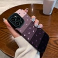 thumbnail image 6 of Love Heart Purple Personalized Stripe Silicone Case for Women Girls Compatible with iPhone Case (iPhone 14 Pro Max), 6 of 6