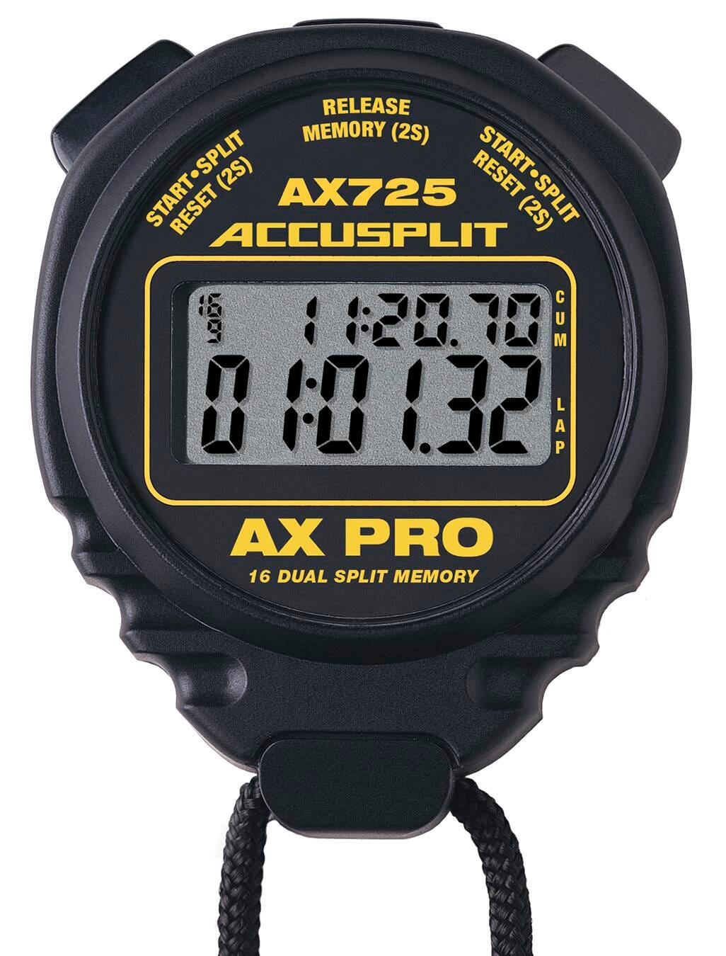 Accusplit AX725 Series Stopwatch, Black - image 2 of 2