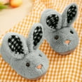thumbnail image 6 of Ccpelsie Girls Boys Slippers No-Slip Slippers Soft Rubber Sole House Shoes for Bedroom Indoor Outdoor (Toddler/Little/Big Kid)(Grey,10), 6 of 7