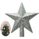 thumbnail image 1 of Estrella de árbol de Navidad con purpurina para decoración de árbol de Navidad (plata) Rojo Verde, 1 of 5