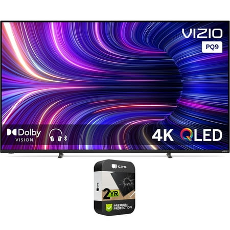 Vizio P65Q9-J01 P-Series Q9-J01 65 inch Class HDR 4K UHD Smart Quantum Dot LED TV (Renewed) Bundle with 2 YR CPS Enhanced Protection Pack