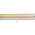 thumbnail image 2 of · REDEARTH · Table Runner-Yarn Dyed Ribbed Woven Table Linen for Square, Round, Rectangle Dining Table, Coffee Table, Console, Dresser; 100% Cotton (14"x72"; Mustard), 2 of 7