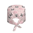 thumbnail image 2 of Gaeub Cute Cartoon Panda Print Cleaning Working Cap,Unisex Scrub Cap Nurse Hat,No-Slip Scrub Cap for Men & Women, 2 of 7
