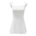 thumbnail image 7 of XIYON Casual Dresses For Women Sexy Club Backless Mini Dress 2025 Summer Square Neck Short Sleeve Night Out Dresses Fashion Outfits, 7 of 7