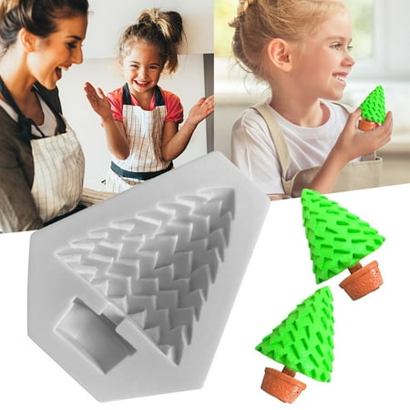 

Big Green Christmas Tree Silicone Cake Molds Cake Pan Soap Muffin Baking Clay Soap Molds Cake Moulds For Christmas Holiday