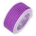 thumbnail image 3 of Nylon Hilo Cordel Rebordear Cordón 4mm Extrafuerte Trenzado Nylon Artesanía Cuerda para Pulseras Joyería Fabricación Bricolaje Artesanía 3,2 M/10,5 Pies, Claro Púrpura, 3 of 7