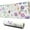Belles Fleurs Plantes-36, variante sur Tapis de Souris Floral Mignon - Tapis de Jeu Étendu TTG, Protecteur de Bureau - Grand Tapis de Clavier et Souris Idéal pour Femmes, Filles de Bureau et Gamers - 31.5x11.8 Pouces