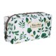 thumbnail image 1 of 1pc Bolsa de Maquillaje Impresa para Mujeres para Viajes de Negocios, Vacaciones, Camping, Nylon Blanco Verde, 1 of 6