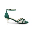 thumbnail image 3 of BLISSFUL STEP Women's Satin Rhinestone Stiletto Heel Sandals, 3 of 7