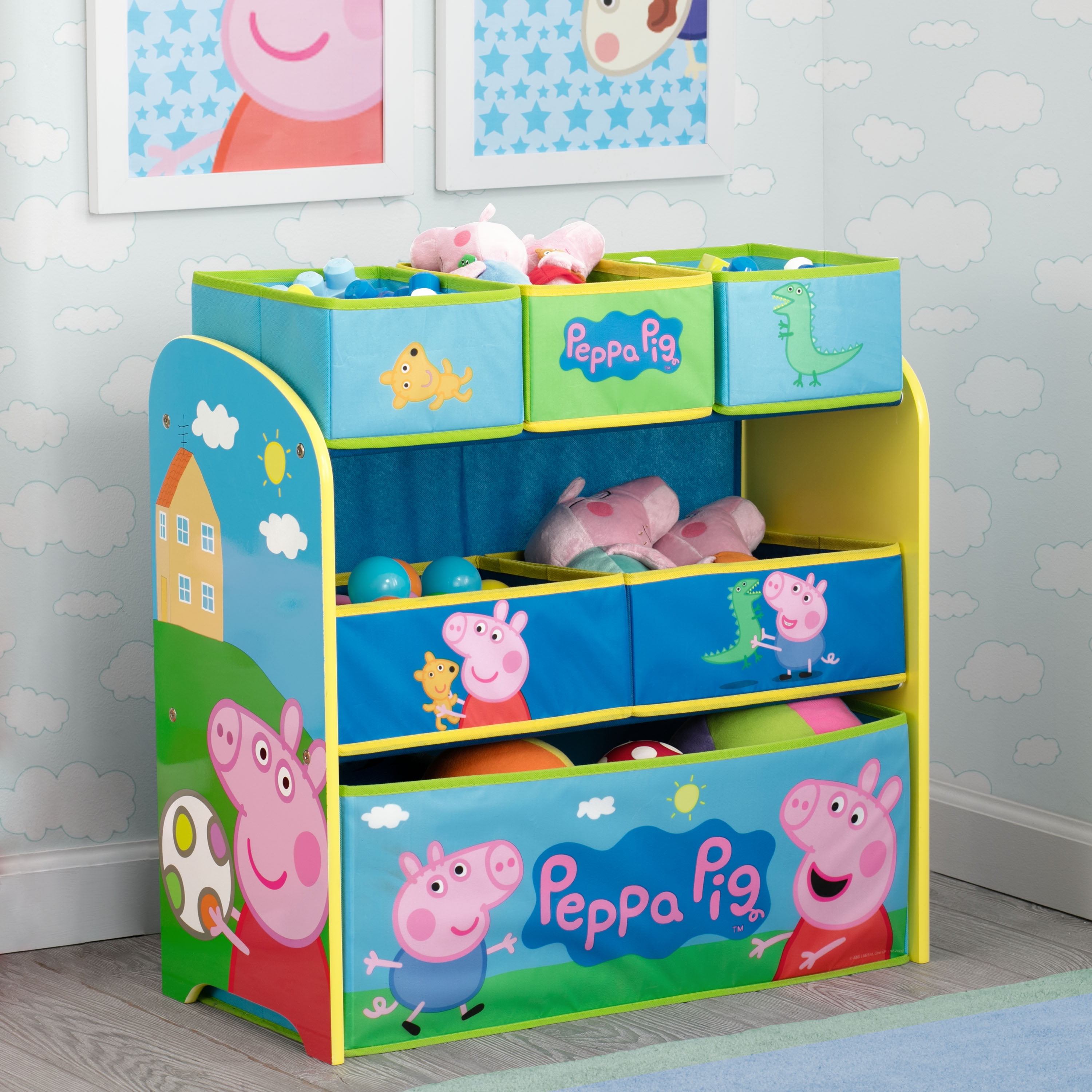 Peppa Pig Multi-Bin Toy Organizer by 