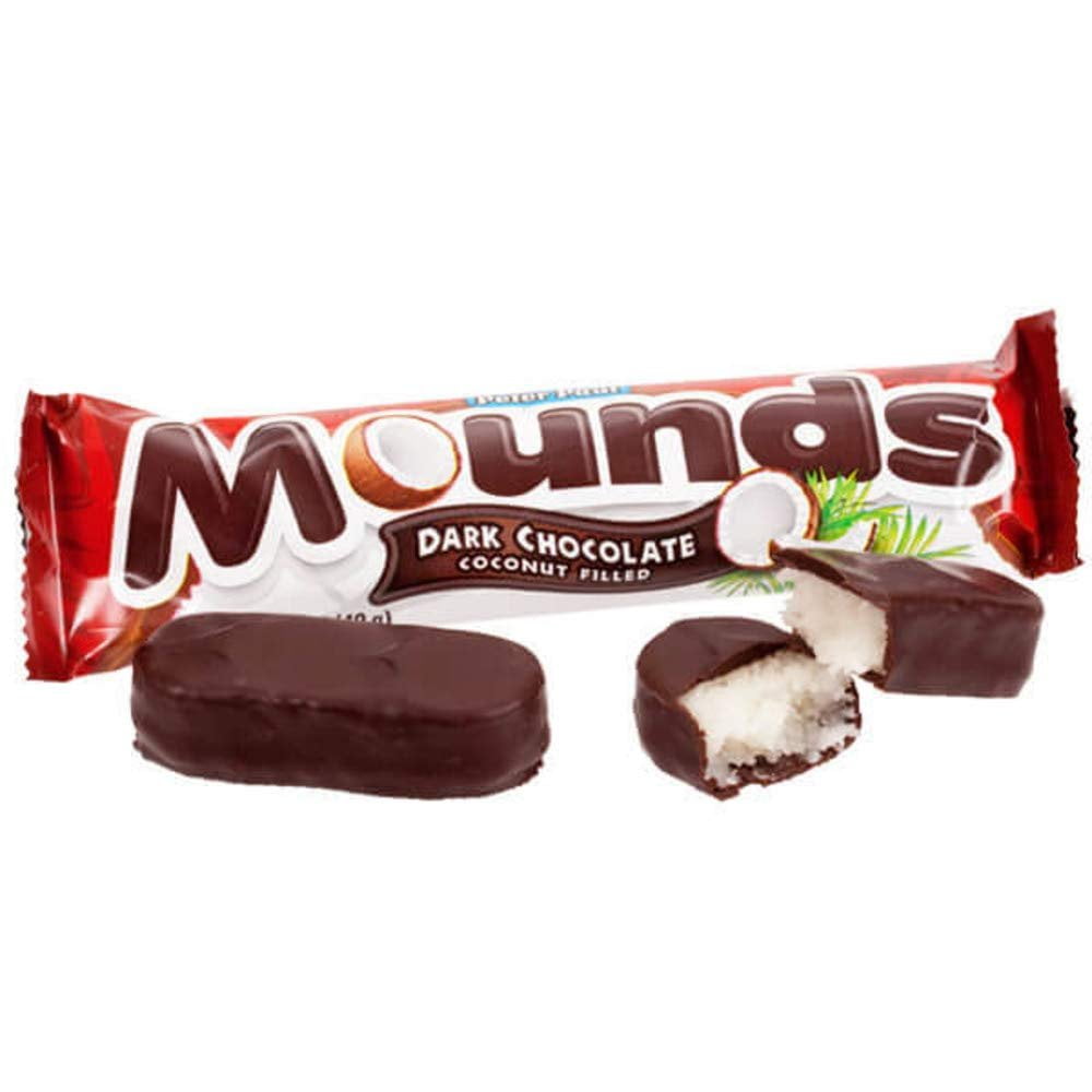 MOUNDS Dark Chocolate and Coconut 1.75 Oz Candy Bar, Multiple Pack Box By CANDY CABIN 12 Pack