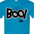 thumbnail image 4 of Inktastic Halloween Boo with Spider and Web in Black T-Shirt, 4 of 5