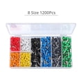 thumbnail image 5 of High-Quality Copper Wire Ferrule Connectors, Crimp Ferrules Terminals for 22-10AWG Wires, Nylon Insulated Pin Cord End, 1200pcs Kit for Electrical Projects, 5 of 5