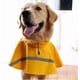 thumbnail image 3 of Large Dog Raincoats with Reflective Stripe Hood, Dog Rain Poncho Jacket (1 Pack, Yellow, XXL), 3 of 5