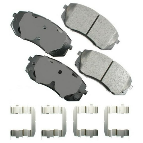 Akebono ProAct Front Hyundai and Kia Ceramic Brake Pads, Ultra-Premium Fits select: 2015-2017 HYUNDAI SONATA, 2010-2017 HYUNDAI TUCSON