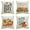 B, variant on Darzheoy Fall Pillow Covers Pumpkin Throw Pillow Covers Cushion Cover Home Pillow Cases Set of 4 for Autumn Harvest Halloween Thanksgiving Day 18 X 18 inch