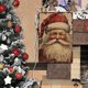 thumbnail image 4 of Adornos Navideños Retro Y Nostálgicos De Papá Noel. Adornos Para Fiestas Temáticas Navideñas. Adornos Para Puertas., 4 of 8