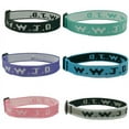 thumbnail image 2 of Pulsera con estampado de letras en jacquard y correa para la muñeca, pulsera unisex WWJD, pulsera ajustable, 2 of 6