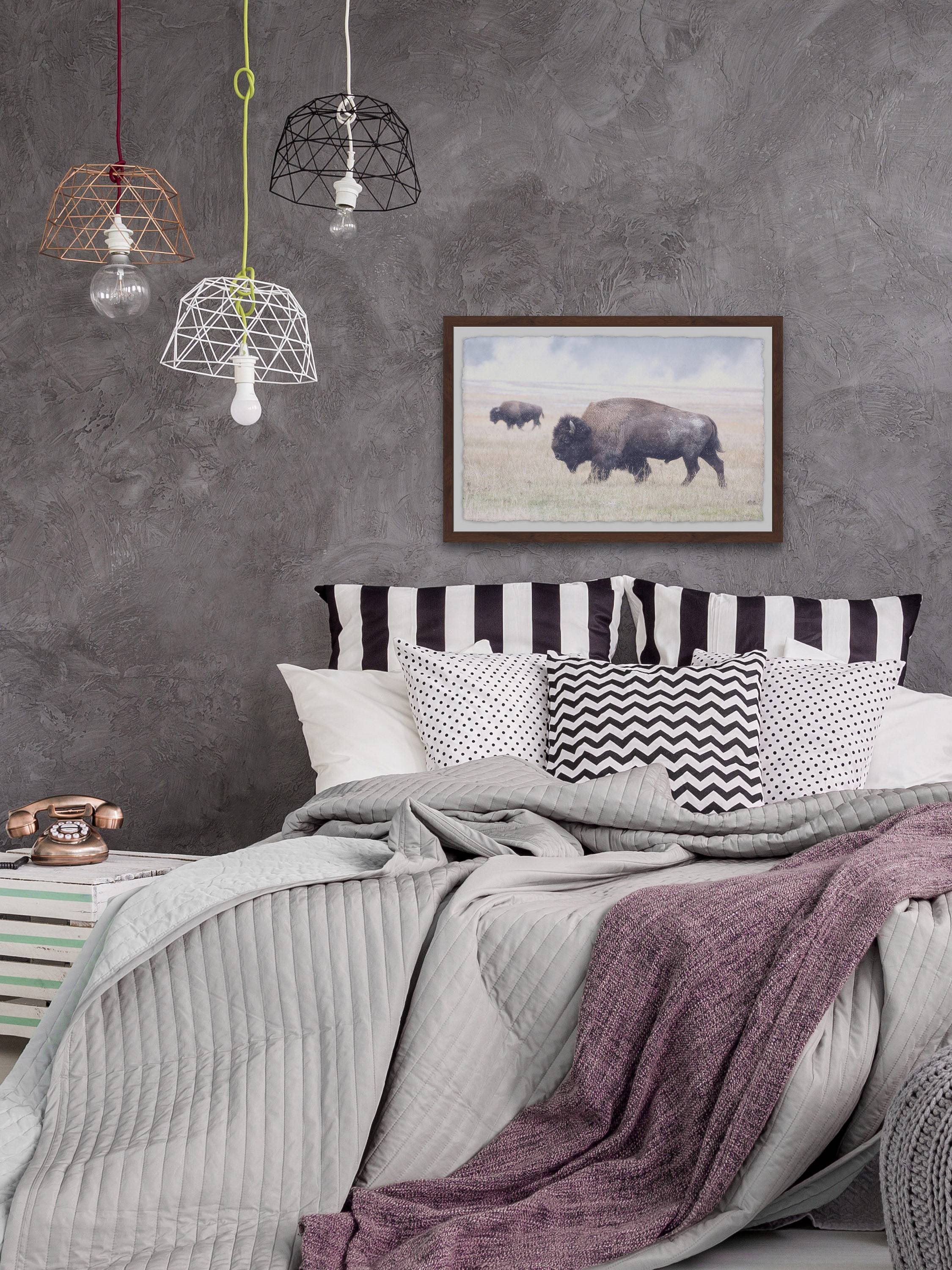 Marmont Hill Scattered Herd Framed Wall Art, 16" x 24"