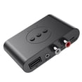 thumbnail image 1 of Receptor de música Bluetooth 5.2 Soporte para llamadas manos libres Bluetooth para automóvil NFC Adaptador de disco U para tarjeta TF, 1 of 5