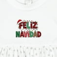 thumbnail image 4 of Inktastic Feliz Navidad Girls Baby Dress, 4 of 5