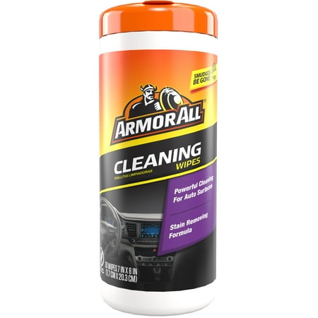 Armor All Interior Car Cleaning Wipes, Holiday Stocking Stuffers, 30 Count