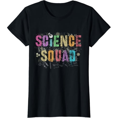 Vintage SCIENCE SQUAD Teacher Student Crew Technology Team T-Shirt