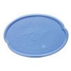 Van Ness Plastic Non-Skid Rubberized Cat Feeding Mat, Blue