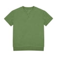 thumbnail image 4 of SROBPTY Teen Boys Summer Short Sleeve Tops Solid Fashion Lightweight V Neck Tee Shirts for Daily Use, 4 of 4