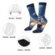 thumbnail image 5 of Balery Moonlit Night Sea Sailboat Calcetas Largas con Estampado para Hombre y Mujer – Suaves y Transpirables, Talla Única (US 5-11), 5 of 6