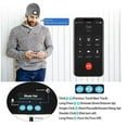 thumbnail image 5 of Viworld Bluetooth Beanie Hat with LED Light Unisex, Headlamp Cap with Headphones USB Rechargeable, Built-in Stereo Speakers & Mic Winter Knitted Night Lighted Music Hat for Hiking, Biking (Hemp Grey), 5 of 7