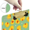 thumbnail image 4 of FMSHPON Cartoon Yellow Duck Pink Heart Clipboard Hardboard Wood Nursing Clip Board and Pull for Standard A4 Letter 13x9 inches, 4 of 5