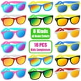 thumbnail image 2 of Lentes de Sol AGGKKY para Niños con Lentes Neon y Protección UV400 (Paquete de 16), 2 of 6
