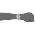thumbnail image 2 of U0111L5 Women's Sparkling Crystal Accented Bezel Silver Dial Two Tone Steel Watch, 2 of 3
