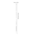 thumbnail image 2 of BESTOYARD Adjustable Clothes Rod Metal Clothes Drying Pole for Balcony and Closet, 2 of 7