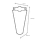 thumbnail image 4 of Florero de Vidrio Ideen Lila 33.5 cm, 4 of 4