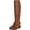 Cognac Crinkle, variant on Hot Fashion Relax 39 Women's Riding Boots Knee High
