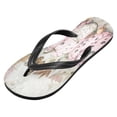 thumbnail image 2 of YAZAOOSummer Flip Flops Creatively Pink Pumpkins and Butterfly Delight Simple Beach Sandals, 2 of 8