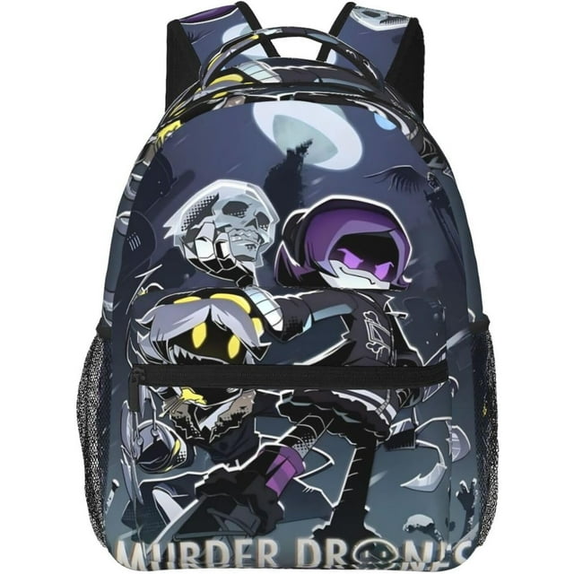 Murder Drones Backpack Lightweight Large Capacity Laptop Backpack Cartoon Backpacks For Unisex
