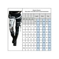thumbnail image 3 of DYMADE Women's Gathered Pants Gothic Rocker Distressed Punk Tie Leggings Pants, 3 of 3