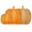 OrangeA+OrangeB+Natural wood, variant on Wooden Pumpkin Snack Tray - Large Fall Harvest Pumpkin Shaped Serving Platter, Multi - Grid Design for Snacks/Fruit/Meat/Cheese, Durable Rustic Board,3PCS