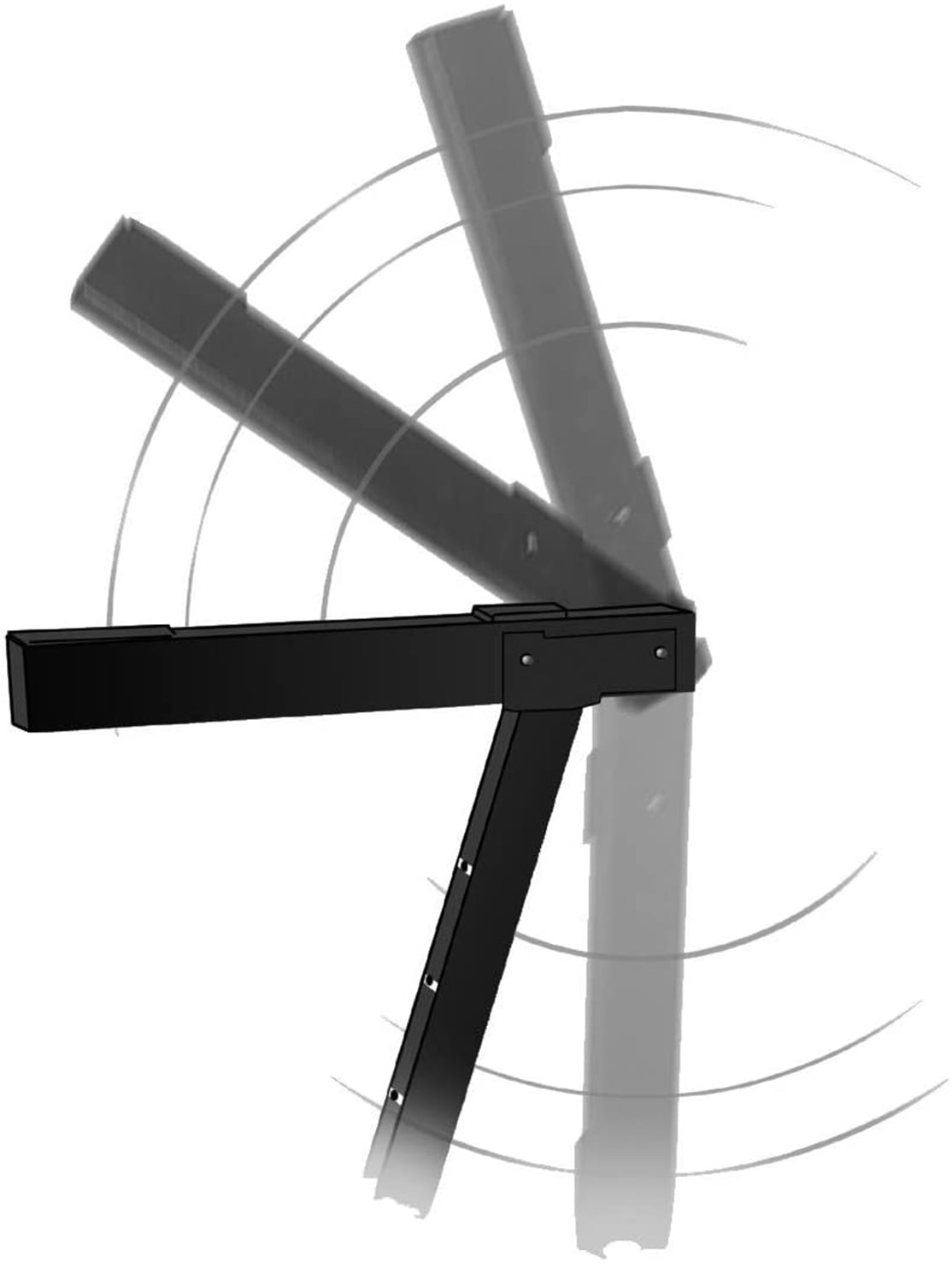 On-Stage KS7365EJ Pro Heavy-Duty Folding-Z Keyboard Stand w/ 2nd Tier