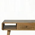 thumbnail image 4 of Timeless Curved Oak Console Table with Contemporary Aesthetic, 4 of 9