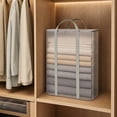 thumbnail image 2 of Semi-Transparent Storage Tote,EVA Reinforced Container With Long Handles,Large Capacity Wear Resistant Design,Spacious Interior For Daily Supplies,Durable Zipper Closure,Home And Travel Storage, 2 of 7
