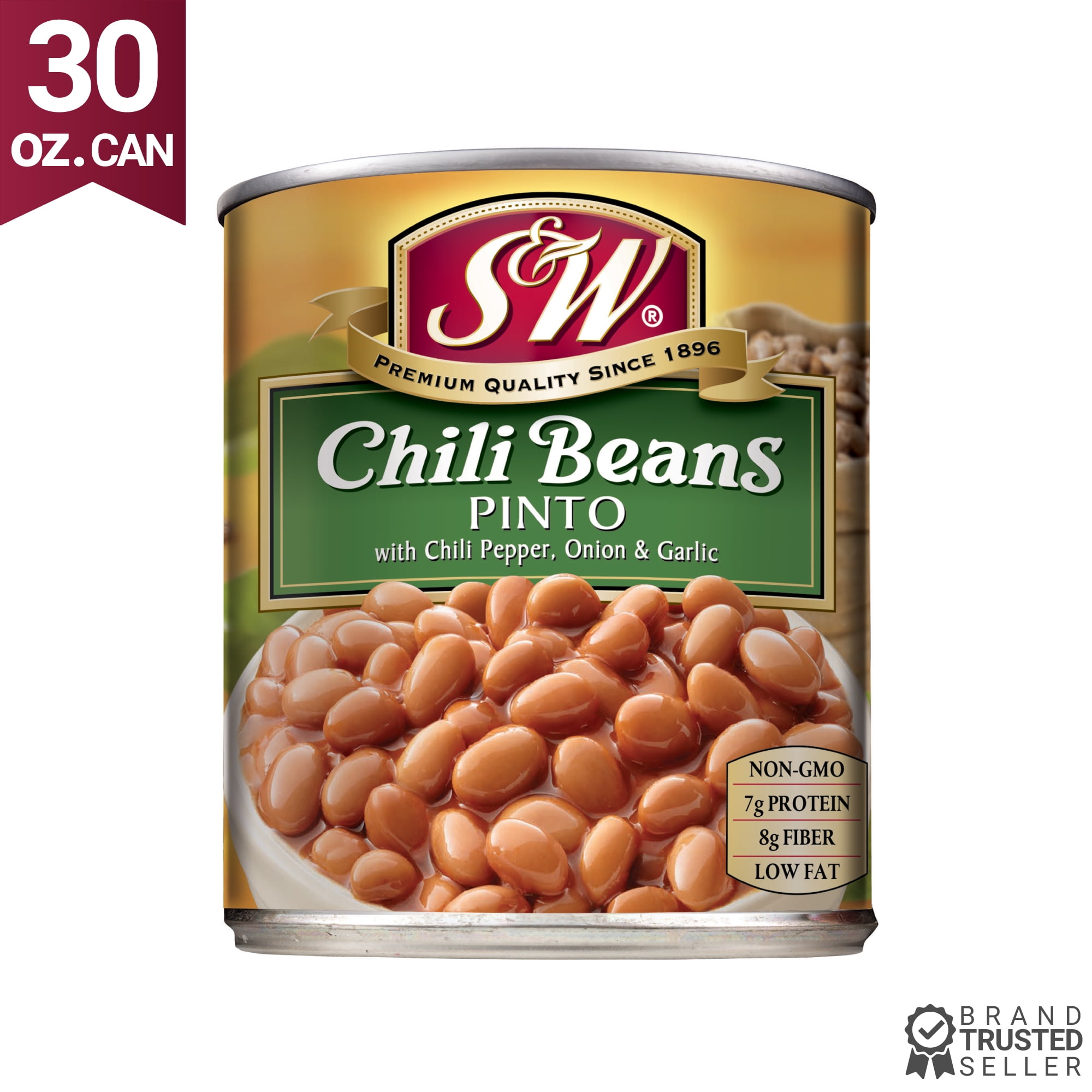 S&W Pinto Chili Beans 30 Oz. Can