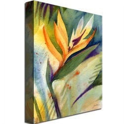 Trademark Art "Bird of Paradise" Canvas Wall Art by Shelia Golden
