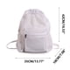 thumbnail image 3 of Fiudx Liquidación de ahorros de verano Bolso de estudiante de ocio 2024 Mochila de textura Joze de verano Bolso transparente no tejido Bolso de viaje de mujer de moda Bolso de estudiante de ocio, 3 of 5