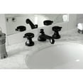 thumbnail image 3 of Kingston Brass KS4460RX Belknap Widespread Bathroom Faucet with Brass Pop-Up, Matte Black, 3 of 8