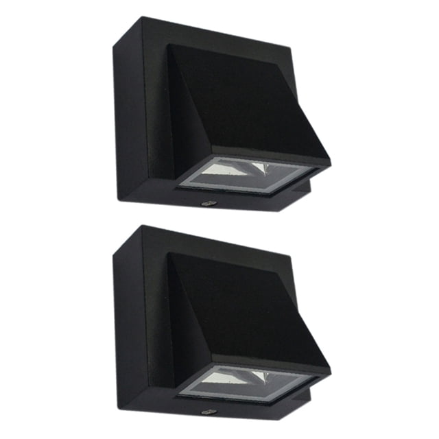 2X Aplique de Pared LED Moderno de 5W Lámpara de Pared Impermeable Al Aire Libre para Pasillo Patio Puerta